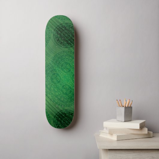 Annahme | Medaillen für grüne Meditation Skateboard (Wandkunst)
