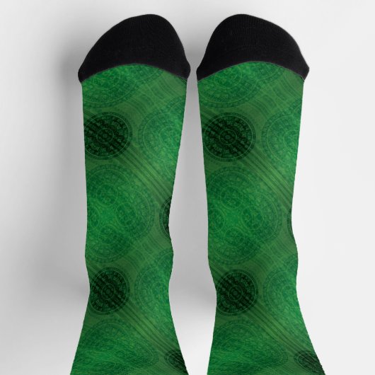 Annahme | Medaillen für grüne Meditation Socken (Oben)