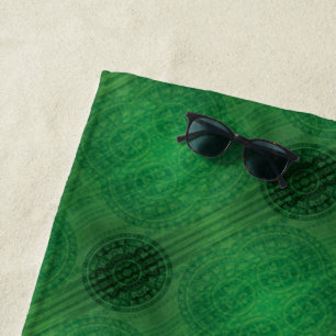 Annahme   Medaillen für grüne Meditation Strandtuch