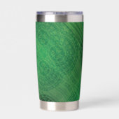 Annahme | Medaillen für grüne Meditation Thermobecher (Rückseite)