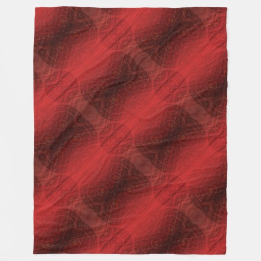 Annahme | Medallin der Roten Meditation Fleecedecke (Vorderseite)