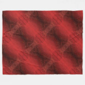 Annahme | Medallin der Roten Meditation Fleecedecke (Vorderseite (Horizontal))