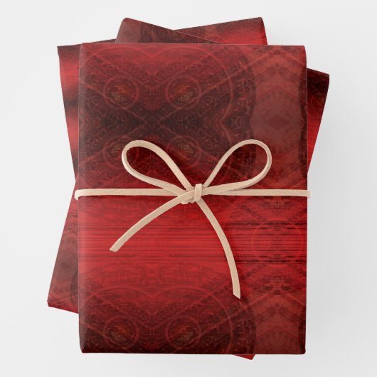 Annahme | Medallin der Roten Meditation Geschenkpapier Set (Beispiel)