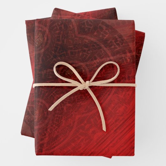 Annahme | Medallin der Roten Meditation Geschenkpapier Set (Beispiel)