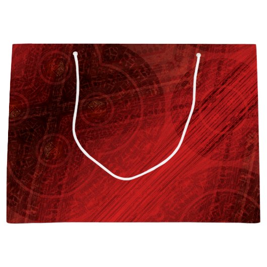 Annahme | Medallin der Roten Meditation Große Geschenktüte (Vorderseite)