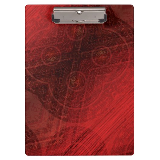 Annahme | Medallin der Roten Meditation Klemmbrett (Vorderseite)