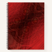 Annahme | Medallin der Roten Meditation Notizblock (Vorderseite)