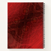 Annahme | Medallin der Roten Meditation Notizblock (Rückseite)