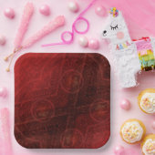 Annahme | Medallin der Roten Meditation Pappteller (Party)