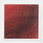 Annahme | Medallin der Roten Meditation Serviette (Vorderseite)