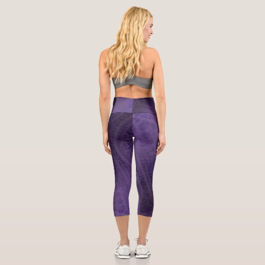 Annahme | Medallin für Violetmeditation Capri Leggings (Rückseite)