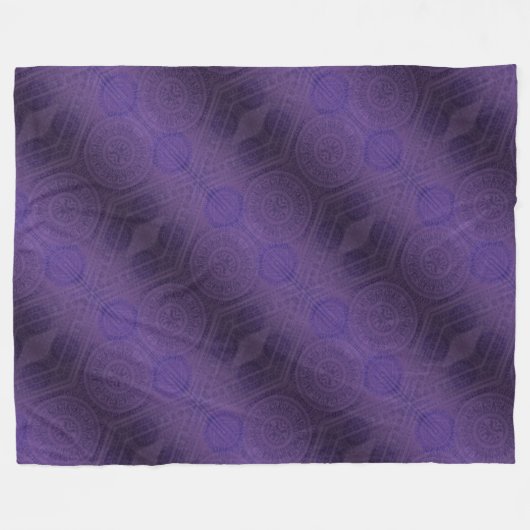 Annahme | Medallin für Violetmeditation Fleecedecke (Vorderseite (Horizontal))