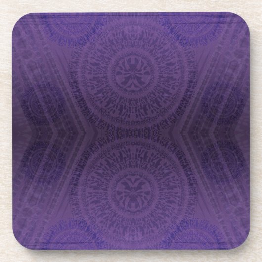 Annahme | Medallin für Violetmeditation Getränkeuntersetzer (Vorderseite)