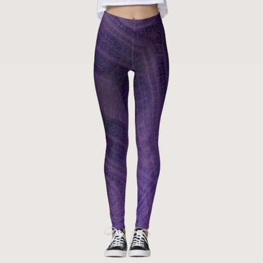 Annahme | Medallin für Violetmeditation Leggings (Vorderseite)