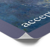 Annahme Poster (Ecke)