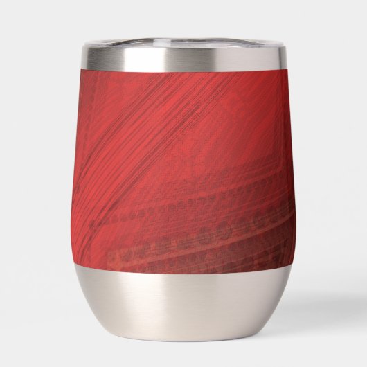 Annahme | Red Eclectic Boho Pattern (Rückseite)