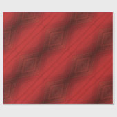 Annahme | Red Eclectic Boho Pattern Geschenkpapier (Flach)