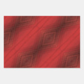 Annahme | Red Eclectic Boho Pattern Geschenkpapier Set (Vorderseite 2)