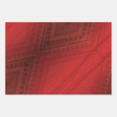 Annahme | Red Eclectic Boho Pattern Geschenkpapier Set (Vorderseite)
