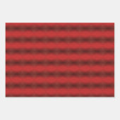 Annahme | Red Eclectic Boho Pattern Geschenkpapier Set (Vorderseite 3)