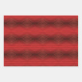 Annahme | Red Eclectic Boho Pattern Geschenkpapier Set (Vorderseite 2)
