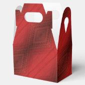 Annahme | Red Eclectic Boho Pattern Geschenkschachtel (Geöffnet)