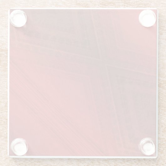 Annahme | Red Eclectic Boho Pattern Glasuntersetzer (Rückseite)