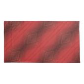 Annahme | Red Eclectic Boho Pattern Kissenbezug (Rückseite-Links)