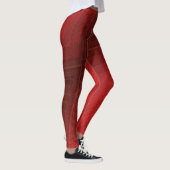 Annahme | Red Eclectic Boho Pattern Leggings (Rechts)