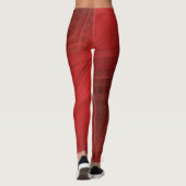 Annahme | Red Eclectic Boho Pattern Leggings (Rückseite)
