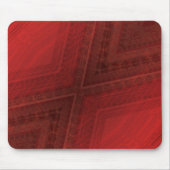 Annahme | Red Eclectic Boho Pattern Mousepad (Vorne)