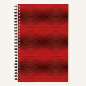 Annahme | Red Eclectic Boho Pattern Notizblock (Vorderseite)