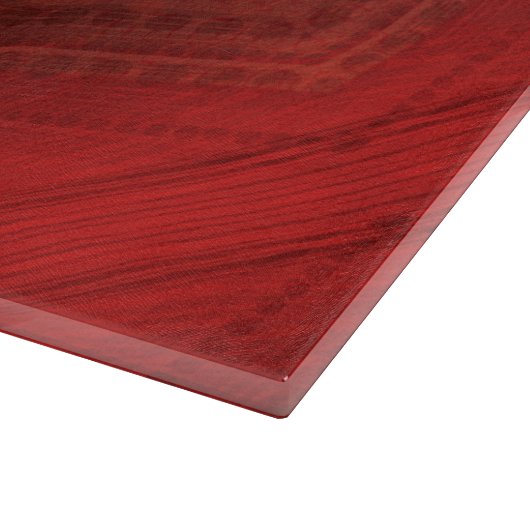 Annahme | Red Eclectic Boho Pattern Schneidebrett (Ecke)