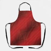 Annahme | Red Eclectic Boho Pattern Schürze (Vorderseite)