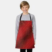 Annahme | Red Eclectic Boho Pattern Schürze (Getragen)