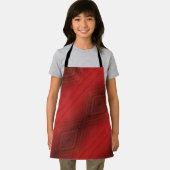 Annahme | Red Eclectic Boho Pattern Schürze (Insitu)