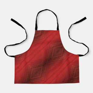 Annahme Red Eclectic Boho Pattern Schürze