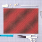 Annahme | Red Eclectic Boho Pattern Seidenpapier (Handwerk)