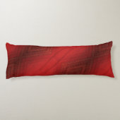 Annahme | Red Eclectic Boho Pattern Seitenschläferkissen (Rückseite)