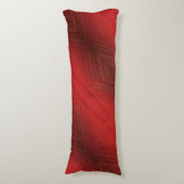 Annahme | Red Eclectic Boho Pattern Seitenschläferkissen (Vorderseite Vertikal)