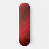 Annahme | Red Eclectic Boho Pattern Skateboard (Vorderseite)