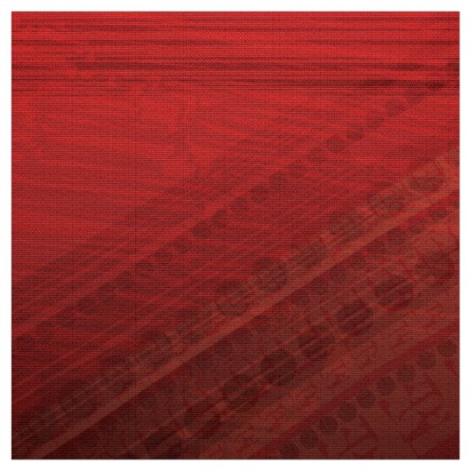 Annahme | Red Eclectic Boho Pattern Stoff (Muster)
