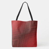 Annahme | Red Eclectic Boho Pattern Tasche (Rückseite)