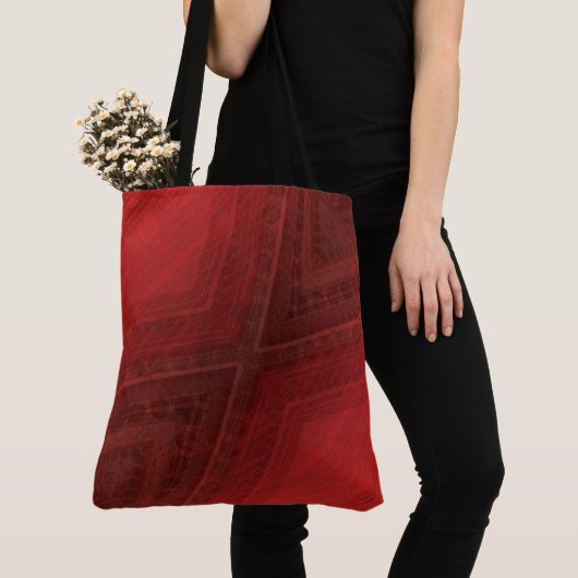 Annahme | Red Eclectic Boho Pattern Tasche (Von Nahem)