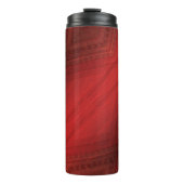 Annahme | Red Eclectic Boho Pattern Thermosbecher (Vorderseite)