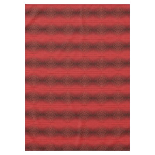 Annahme | Red Eclectic Boho Pattern Tischdecke (Vorderseite)