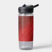 Annahme | Red Eclectic Boho Pattern Trinkflasche (Links)