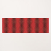 Annahme | Red Eclectic Boho Pattern Yogamatte (Rückseite (Horizontal))