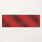 Annahme | Red Eclectic Boho Pattern Yogamatte (Vorderseite (Horizontal))