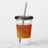 Annahme | Red Orange Yellow Boho Medallions Acryltrinkbecher (Rückseite)